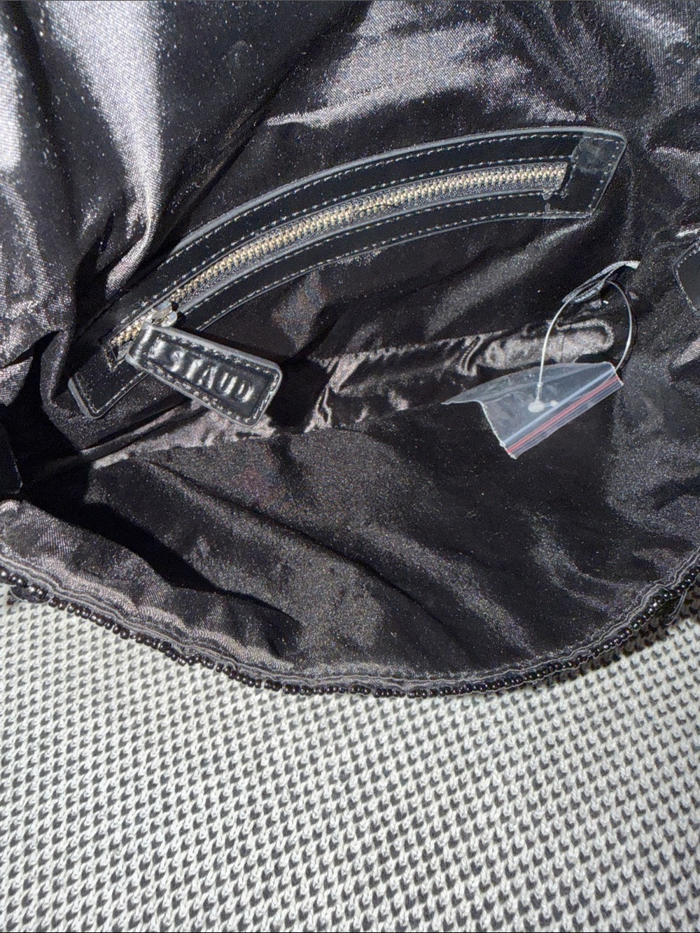 Staud | Timmy convertible shoulder bag with black sequins - Picture 9 of 10